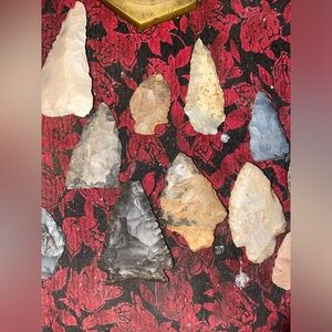 14 arrowheads found in field not the Tennessee river